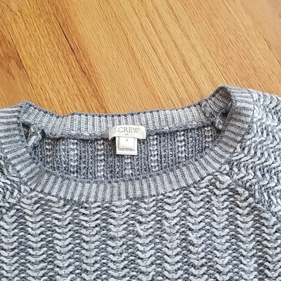 J Crew Tuck Knit Sweater, Wool Blend - Picture 4 of 7
